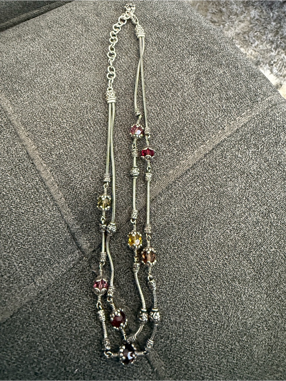 Brighton Crystal Bead Necklace and Bracelet Set - Picture 2 of 8